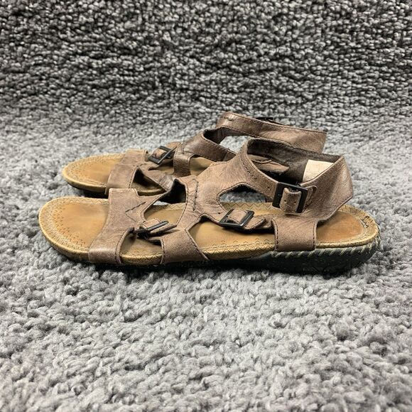 Merrrell Women Leather Sandals Gladiator Boho Brown Sz 6 - Picture 2 of 8